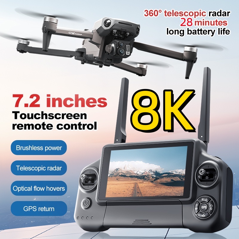 Drone Battery Box - Drone RC Quadricoptère 8K avec Nacelle