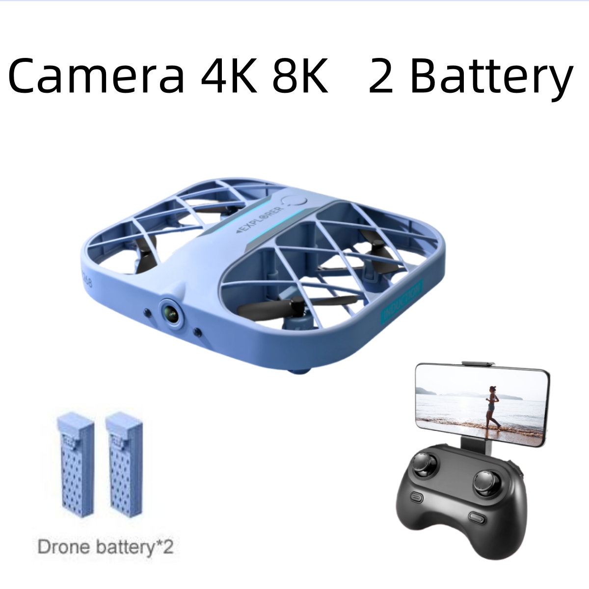 Drone Battery Case - Drone RC JJRC H107 FPV avec