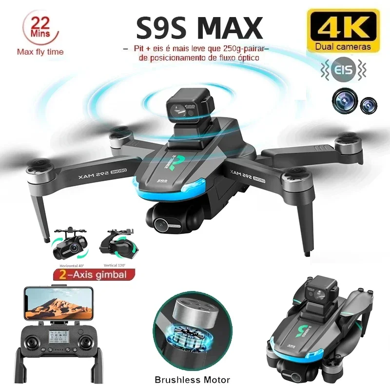 Nouveau S9S MAX MINI Drone 4K  - Drone Battery Box avis et prix