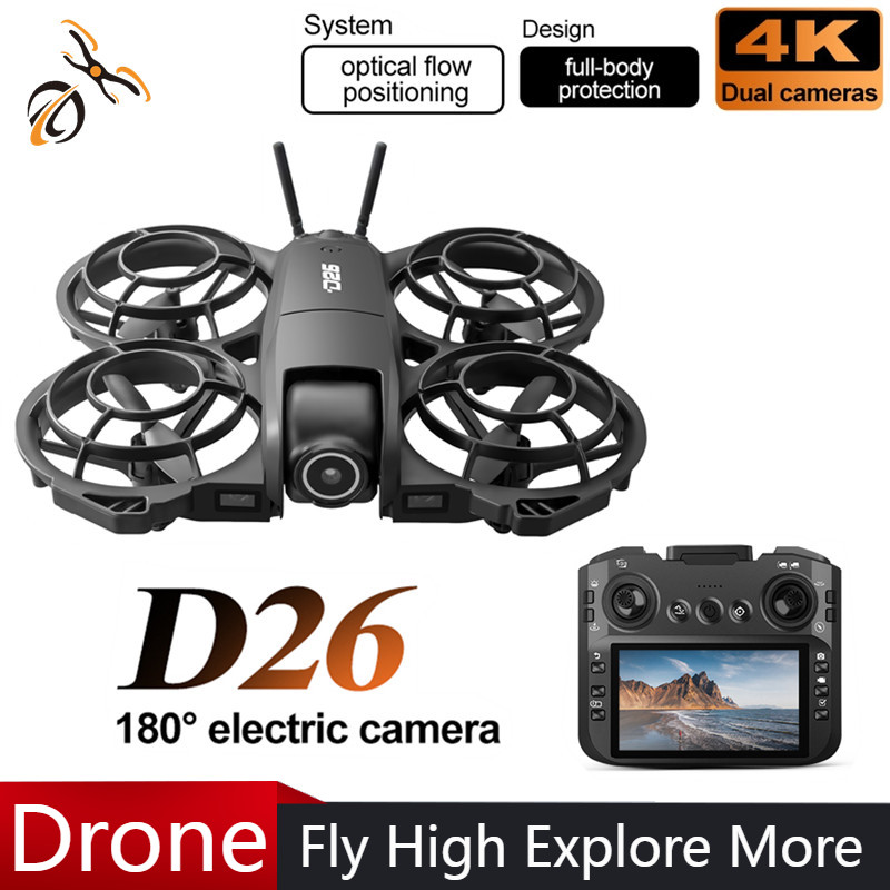 Drone D26 4K Aérien HD 180 °   - Drone Battery Box avis et prix