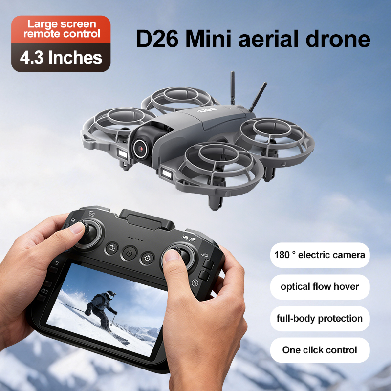 Drone D26 4K Aérien HD 180 °   - Drone Battery Box avis et prix